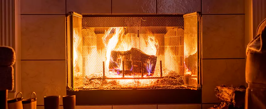 Mendota Hearth Landscape Fireplace Installation in Holiday, Florida