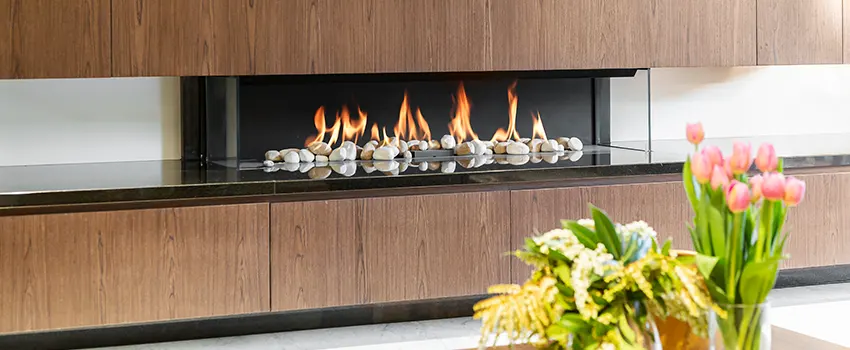 Double-height Fireplace Design Refurbishment in Holiday, Florida