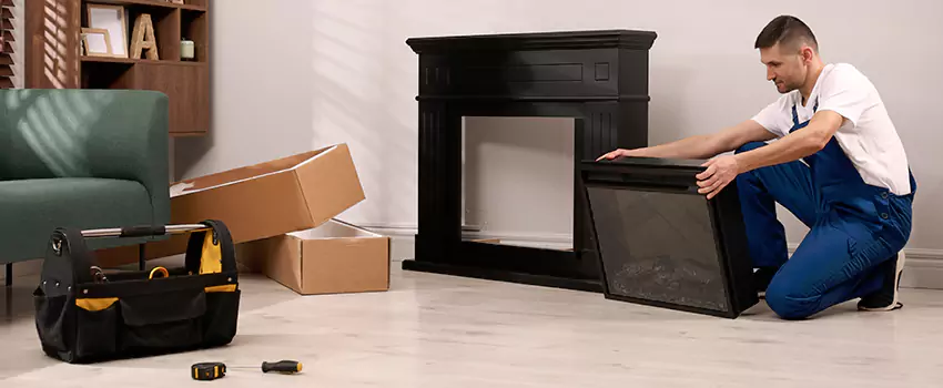 Old Rusted Metal Fireplace Repair And Replacement in Holiday, FL